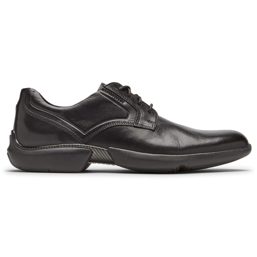 Rockport Oxfords Herren Schwarz - Total Motion Advance Plain Toe - QUIVON809